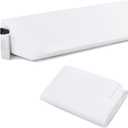 Horbaunal Queen Size Bed Wedge Pillow Cover for Headboard Gap, Headboard Wedge Pillow Case Cover Only, 60" x 10" x 6", White