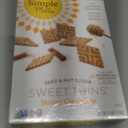 Simple Mills Sweet Thins New Cookies Variety Pack, Seed and Nut Flour (Lemon, Honey Cinnamon, Chocolate Brownie) - Gluten Free, Paleo Friendly, Healthy Snacks, 4.25 Ounce (Pack of 3) Best Before 04 2025