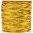 1mm Spool Gold Metallic Cord Tinsel String Jewelry Braided Thread, Total Length 109 Yards/ 328 Feet (Gold)