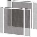 2 Pack Expandable Window Screen, 2 Way Adjustable Sliding Window Screen, Horizontal (24" H x 25" - 45" W), Horizontal and Vertical Adjustable, Replacement Screen for Window, Window Screens Mesh