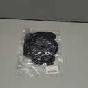 PAGOW 5 Yards Cotton Eyelet Lace Trim, Black Cotton Floral Scalloped Lace for Sewing Dresses, Baby Clothes, Bags, Pets Clothes (5.9inch Wide)