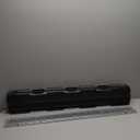 Vodaland - 3 Inch Easy 1 Premium Trench Drain Channel - Galvanized Stamped Steel Grating (Pack of 2)