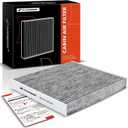 A-Premium Cabin Air Filter with Activated Carbon Compatible with Honda & Acura - Civic, CR-V, CRV, Accord, Odyssey, CSX, ILX, MDX, RDX, TLX