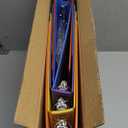 SUNEE 1 Inch Binders 3 Ring 6 Pack, Clear View Three Ring Binders PVC-Free (Fit 8.5x11 Inches) for School Binder or Office Binder Supplies, Classic 6 Colors