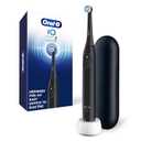 OralB iO Simple Clean Rechargeable Electric Powered Toothbrush, Night Black with 1 Gentle Care Brush Head and 1 Black Travel Case  Automatic Pressure Sensor to Protect Gums  3 Modes  2 Min Timer