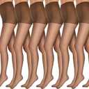 L'eggs Everyday Control Top Sheer Toe Pantyhose for All Day Comfort, 100% Nylon (B, Suntan)
