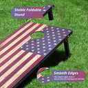 Cornhole Set 4x2 and 3X2 Regulation Size Corn Holes Sets with Carrying Bags & 8 Bean Bags Cornhole Boards Bean Toss Games for Adults Family Outdoor Beach Lawn Outside Backyard Games100+ bought in past month