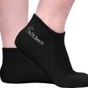 FitsT4 Sports Neoprene Water Socks 3mm Snorkel Fin Anti-Slip Sock Swim Men Women Dive Wetsuit Booties (Large, Black)