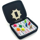 CHH Double 12 Mexican Train Number Dominoes – Travel Size with Zip Up Case, Hub & 8 Domino Trains – 91 Fun Size Numbered Dominoes