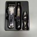 Oneisall Dog Clippers for Grooming Thick/Heavy Coats, 4-in-1 Dog Grooming Kit Low Noise with Stainless Steel Blade, Cordless Dogs Paw Trimmer Pet Nail Grinder for Small & Large Dogs Cats Animals