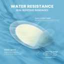 Sumiwish Hydrocolloid Blister Bandages for Feet - Extra Cushioning for Foot, Toe, & Heel Protection - Ideal for Blister Prevention & Recovery - Water Resistant Bandages (32 Count, Heel Pack)