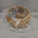 12" Boho Ceiling Light Fixture, Rattan Flush Mount Ceiling Light, Small Rustic Hand Woven Chandelier for Farmhouse Hallway Bedroom Kitchen Entryway Closet, E26 Socket