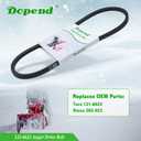 Dopend 954-04201A Drive Belt 3/8’’ x 36’’ for MTD, Cub Cadet, Troy Bilt Snowblower Parts, Replaces 754-04201, 754-04201A, 954-04201 Snow Blower Drive Belt 954-04201A