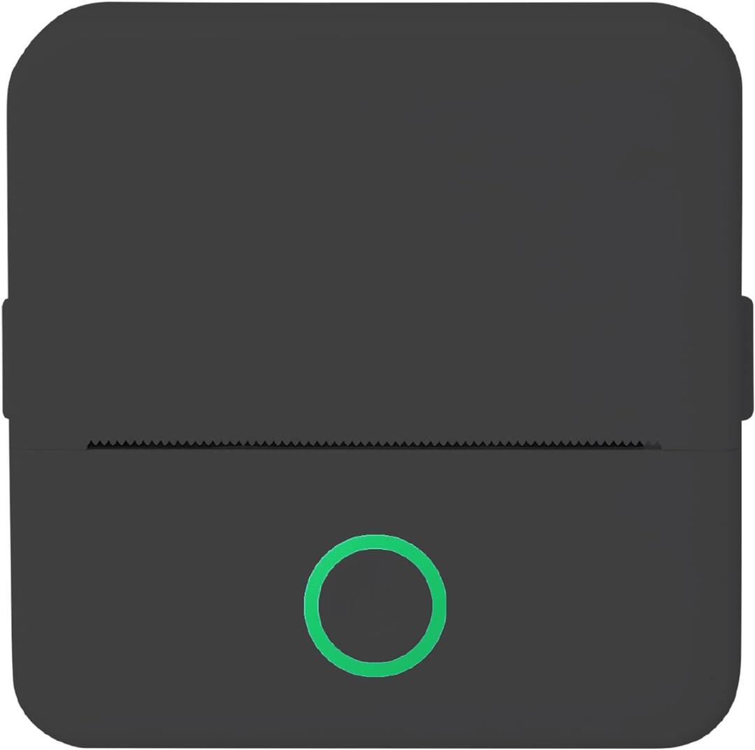 Core Innovations Wireless Mini Portable Thermal Printer Label Maker, Paper Included for Android and iOS Phone - Black