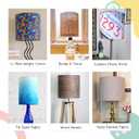 Styrene Sheet for Lampshade (12" Height x 40" Length) - Adhesive Roll for DIY Round Drum Lamp Shade - Repair Damaged Shades - Make a New Lampshade - Compatible With All Materials