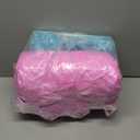 Inflatable Round Mattress Pink And Blue