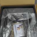 5-Tier Black Unique Metal Bookshelf  49.2" Modern Bookcase for Books, CDs, and Collectibles  Stylish Storage & Display Shelf for Living Room, Bedroom, Office, or Home Decor