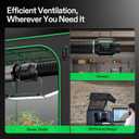 VIVOSUN Smart Air Filtration T6 Kit 6", AeroZesh T6 Inline Duct Fan with E12 Speed Controller, Carbon Filter & 8' Ducting, Cooling & Ventilation System for Grow Tents, Indoor Gardening, Hydroponics