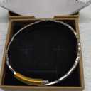 Beccalame Silver Feather Bracelet Lucky Hope Cuff Jewelry Simple Retro For Women Men (Style B)