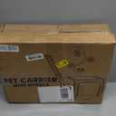 Lollimeow Pet Rolling Carrier, Dog Backpack with Wheels,Cats,Puppies Travel Bag with Wheels,Dog Trolley(Grey)