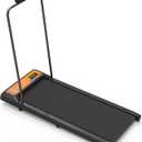 Compact Treadmill with Safety Handrail, Walking Exercise Machine, 1.0-5.0 MPH Speed Range, for Home Fitness