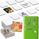 3 x Sublimation Magnets Custom Fridge Magnets Personalized Sublimation Blanks Bulk for Home Kitchen Refrigerator Microwave Oven DIY Craft Gifts (30, White, 2.95" x 2.95")
