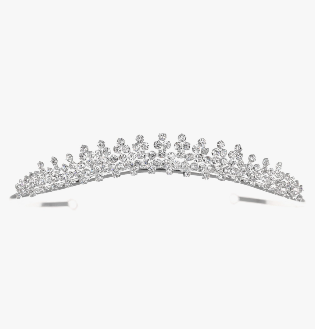 SAMKY Elegant Bridal Flower Girl Rhinestone Crystal Wedding Prom Tiara Crown T1104
