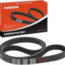 A-Premium 6PK1763 Serpentine Drive Belt Compatible with Chevrolet, Dodge, Ford, Jeep, Volkswagen, Chrysler & Buick Cars - Jetta, Golf, Town & Country, Wrangler, Sebring, Avenger, Journey, Regal & More