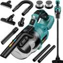 Cordless Vacuum for Makita Battery, 5 in 1 Lightweight Handheld Vacuum Cleaner with 500W Powerful Motor, 46 CFM Portable Hand Vacuum with Filtration HEPA for Floor, Carpet(Battery Not Included)