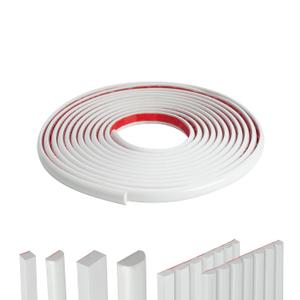 0.39IN Semi-Circular Flexible Peel and Stick Trim Molding Trim(10FT)