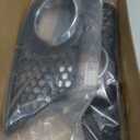 AUTOKAY Front Left and Right Fog Light Chrome Shell with Black Insert Cover Trims For Mercedes Benz C300 W204 08-2011 Set of 2 LED Angle Eyes Fog Light Lamps Cover Grill