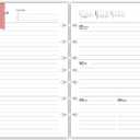 2026 Weekly & Monthly Planner Refills for A5 7-Ring Binders, Jan 2026 - Dec 2026, Forvencer 7-Hole Punched Planner Inserts with Colorful Monthly Tabs, Small Calendar Organizers, 5-3/4" x 8-1/4"