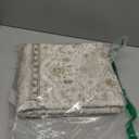 HILORUUG Washable Area Rug 2x3 - Entryway Living Room Large Indoor Rugs Soft Oriental Vintage Bedroom Rugs Non-Slip Backing Stain Resistant for Farmhouse Kitchen-2x3 Ivory