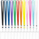 12 Pack Lanyards for ID Badges Cruise Lanyard for Ship Cards with Waterproof ID Badge Holder Cruise Essentials 2026 (12 Colors)