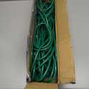 Eversimpleinc 50FT Outdoor Extension Cord with 6 Outlets Evenly Spaced, with Waterproof Cover, Ideal for Outdoor Decoration Lawn Patio Lights, 16AWG/3C SJTW, ETL Listed (Green)