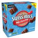 Swiss Miss Milk Chocolate Hot Cocoa Keurig Single-Serve K Cup Pods, 28 Count (EXP 04/05/26)