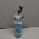 O2COOL Mist 'N Sip Misting Water Bottle 2-in-1 Mist And Sip Function With No Leak Pull Top Spout Reusable Sports Water Bottle - 20 oz (Tie Dye Blue)