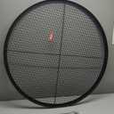 VEVOR X-Marks Fire Pit Grill Grate, Round Cooking Grate, Heavy Duty Steel Campfire BBQ Grill Grid with Handle and Support X Wire, Portable Camping Cookware for Outside Party & Gathering, 36 Inch Black