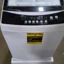 BLACK+DECKER Small Portable Washer, Washing Machine for Household Use, Portable Washer 2.0 Cu. Ft. with 6 Cycles, Transparent Lid & LED Display