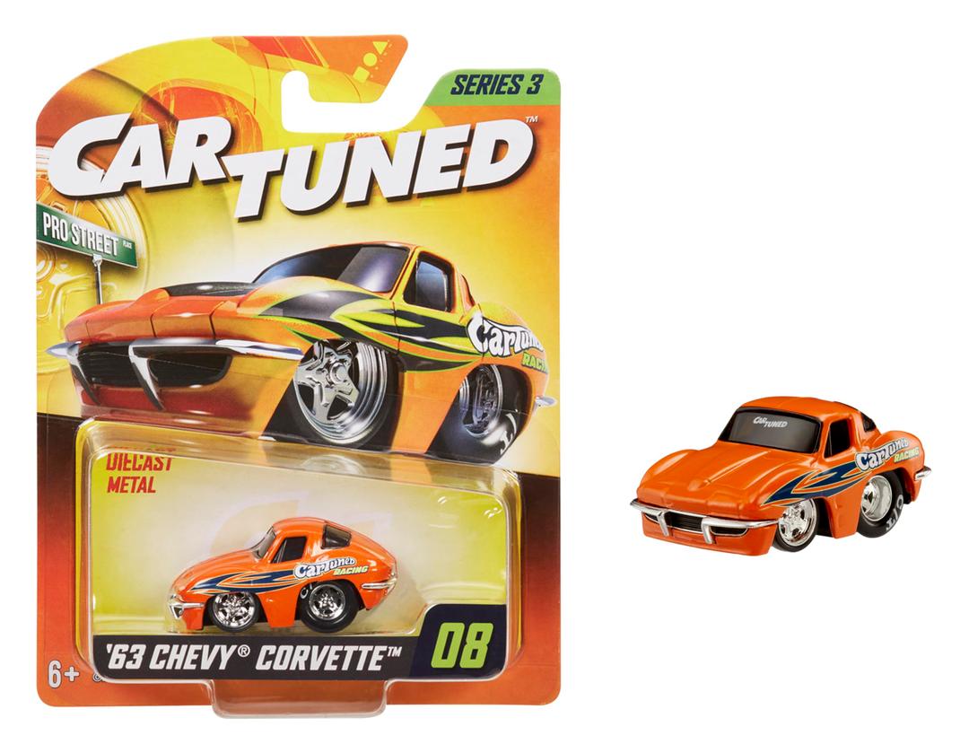 2 Pcs CarTuned Series 3 1963 Chevy Corvette Stingray (Pro Street)