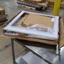 SKM 2 Pack Laundry Pedestals with Drawer - 28" Washer and Dryer Stand, Steel Washing Machine Raiser for Elevation, 14.3 Inches Height, White