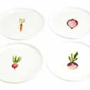 Tabletops Gallery Ceramic Appetizer Plate Set
