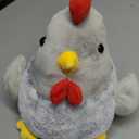 Zaviftie Realistic Soft Chicken Plush Toy Lovely Cuddly Dolls Cartoon Stuffed Animal for Bedroom Office Couch Decoration (Pink)
