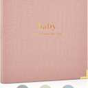 Keepsake Baby Memory Book for Boys and Girls  Timeless First 5 Year Baby Book  Neutral Journal Scrapbook or Photo Album - Record a Milestone for Every Event from Birth to Age 5 (Blush Pink)