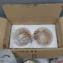 Wall Sconces Vintage Fixture Light, Vanity Lights for Bathroom, Modern Wall Light Fixtures, Metal Sconces Wall Lighting with Glass Shade, Farmhouse Wall Lamp for Bedroom Living Room (2 PACK, Tulip Amber)