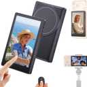 Selfie Monitor Screen for iPhone: Wireless Magnetic Vlog Kit with Touch Screen Focus Adjustment, Support 4K30fps Recording for iPhone 15/16,Back Camera Monitor for YouTube Creators TikTok Live Stream