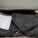 AOMSAZTO Car Seat Cover for Chevy Silverado/GMC Sierra 1500 (2019-2026) 2500HD 3500HD (2020-2026) - Black Seat Covers Rear 40/60 Split for Crew Cab