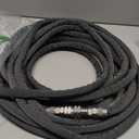 Aqua Joe AJFJH25-58-PRO FiberJacket Non-Expanding Kink-Free Garden, RV, Marine and Camper Hose, Ultra-Lightweight, Drinking Water Safe, ft, 25-Foot x 5/8-Inch