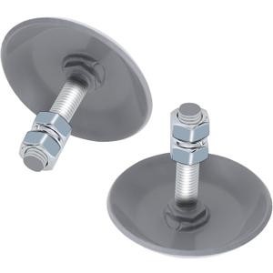 Podoy 2873423 Snow Plow Blade Heavy Duty Skid Shoes Compatible with Polaris Ranger Razor Sportsman Magnum ATV/UTV Replace 2877245 (Gray)