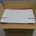 50 Pack 7x5x2 Small Shipping Boxes, White Corrugated Cardboard Packaging Box for Small Business
